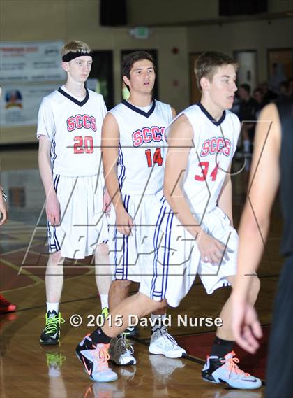 Thumbnail 1 in Santa Clarita Christian vs. Albert Einstein Academy (Santa Clarita Christian Tournament) photogallery.
