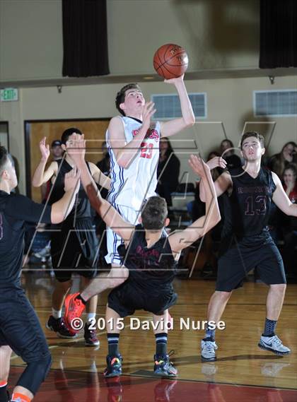 Thumbnail 2 in Santa Clarita Christian vs. Albert Einstein Academy (Santa Clarita Christian Tournament) photogallery.