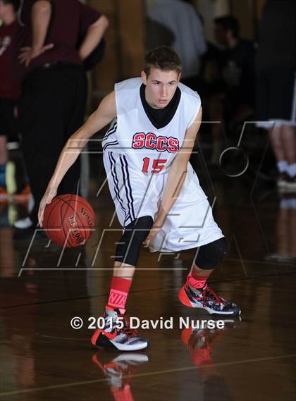 Thumbnail 2 in Santa Clarita Christian vs. Albert Einstein Academy (Santa Clarita Christian Tournament) photogallery.