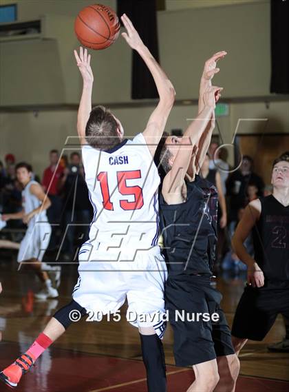 Thumbnail 3 in Santa Clarita Christian vs. Albert Einstein Academy (Santa Clarita Christian Tournament) photogallery.