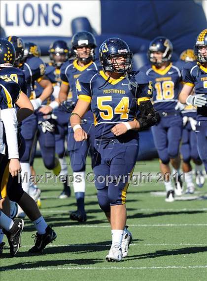 Thumbnail 1 in Bishop Lynch vs. Prestonwood Christian (TAPPS Division 1 Semifinal) photogallery.