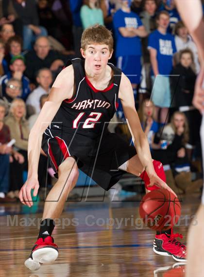 Thumbnail 1 in Denver Christian vs. Haxtun (CHSAA 2A Region 4 Final) photogallery.