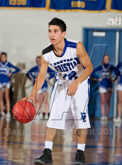 Thumbnail 2 in Denver Christian vs. Haxtun (CHSAA 2A Region 4 Final) photogallery.