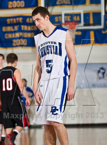 Thumbnail 2 in Denver Christian vs. Haxtun (CHSAA 2A Region 4 Final) photogallery.