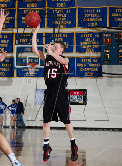 Thumbnail 3 in Denver Christian vs. Haxtun (CHSAA 2A Region 4 Final) photogallery.