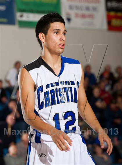 Thumbnail 1 in Denver Christian vs. Haxtun (CHSAA 2A Region 4 Final) photogallery.