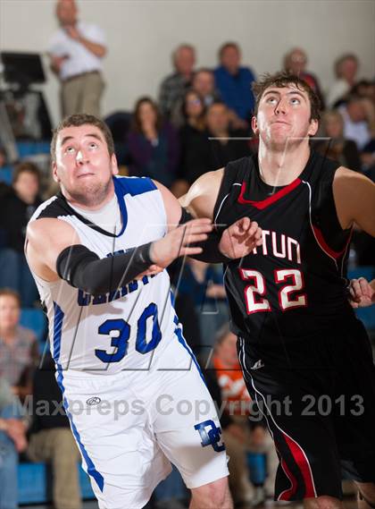 Thumbnail 2 in Denver Christian vs. Haxtun (CHSAA 2A Region 4 Final) photogallery.