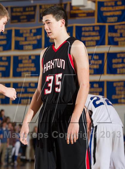 Thumbnail 1 in Denver Christian vs. Haxtun (CHSAA 2A Region 4 Final) photogallery.