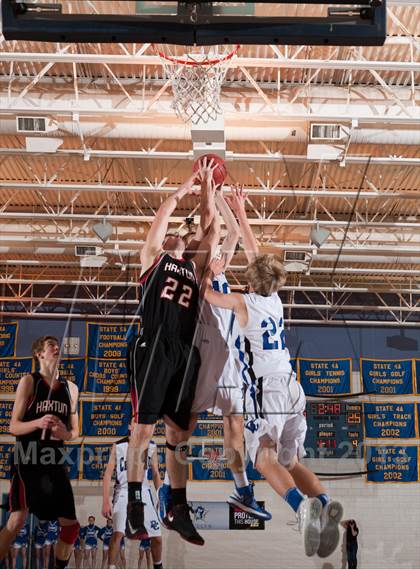 Thumbnail 1 in Denver Christian vs. Haxtun (CHSAA 2A Region 4 Final) photogallery.