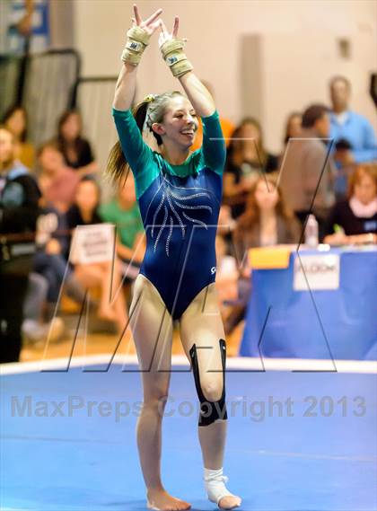 Thumbnail 3 in CHSAA 5A State Gymnastics Championships photogallery.