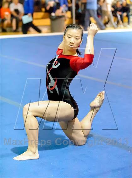 Thumbnail 3 in CHSAA 5A State Gymnastics Championships photogallery.