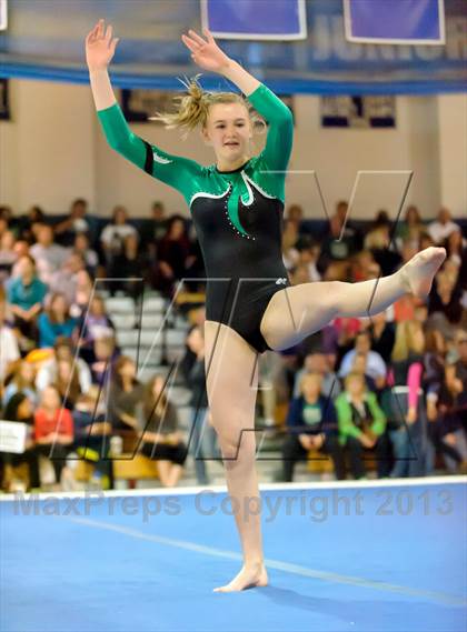Thumbnail 2 in CHSAA 5A State Gymnastics Championships photogallery.