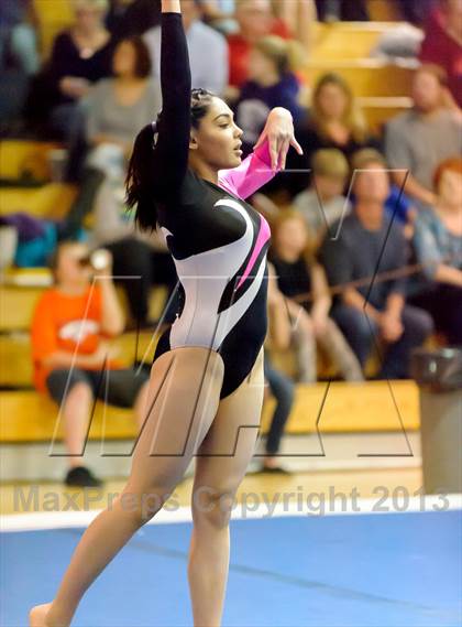 Thumbnail 3 in CHSAA 5A State Gymnastics Championships photogallery.