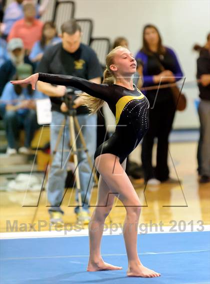 Thumbnail 1 in CHSAA 5A State Gymnastics Championships photogallery.