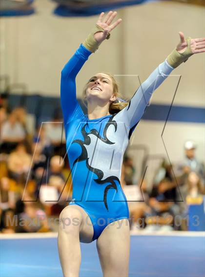 Thumbnail 3 in CHSAA 5A State Gymnastics Championships photogallery.