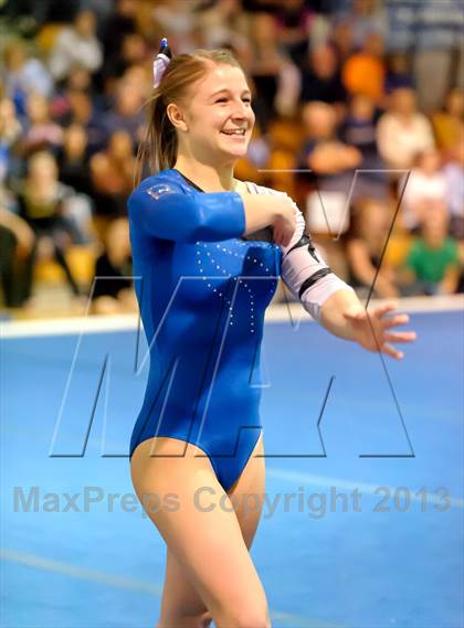 Thumbnail 1 in CHSAA 5A State Gymnastics Championships photogallery.