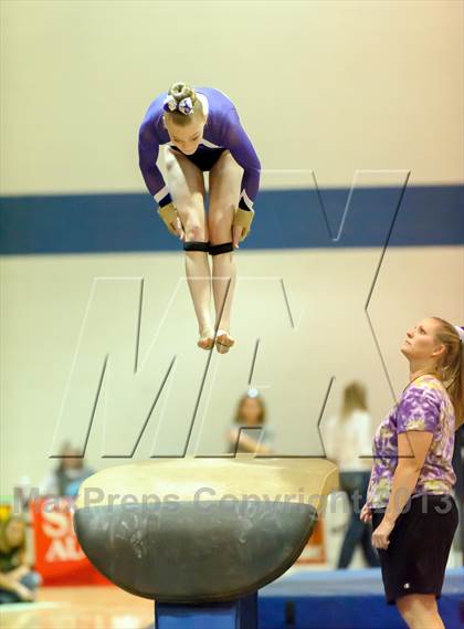 Thumbnail 2 in CHSAA 5A State Gymnastics Championships photogallery.