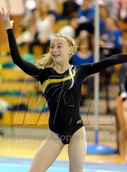 Thumbnail 2 in CHSAA 5A State Gymnastics Championships photogallery.