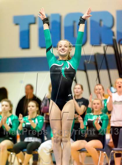 Thumbnail 3 in CHSAA 5A State Gymnastics Championships photogallery.