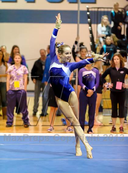 Thumbnail 2 in CHSAA 5A State Gymnastics Championships photogallery.
