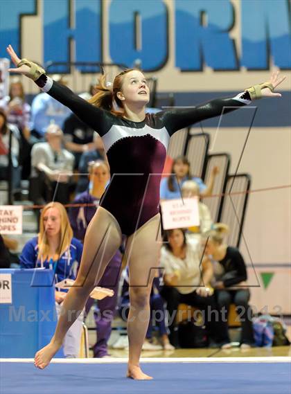 Thumbnail 1 in CHSAA 5A State Gymnastics Championships photogallery.