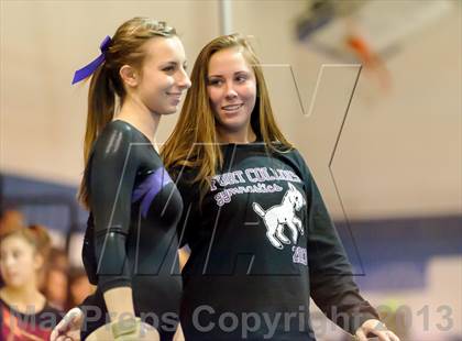 Thumbnail 1 in CHSAA 5A State Gymnastics Championships photogallery.