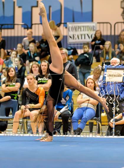 Thumbnail 2 in CHSAA 5A State Gymnastics Championships photogallery.