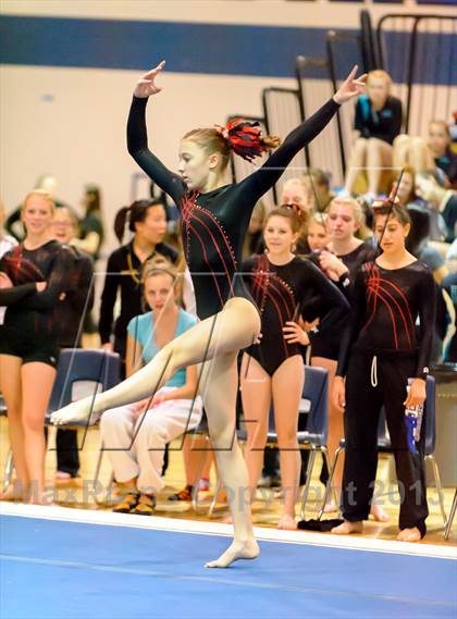 Thumbnail 3 in CHSAA 5A State Gymnastics Championships photogallery.