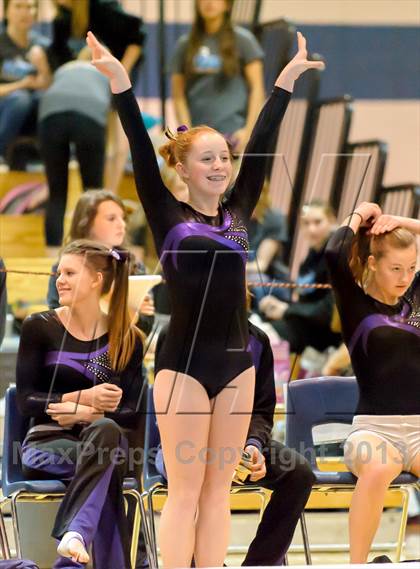 Thumbnail 1 in CHSAA 5A State Gymnastics Championships photogallery.