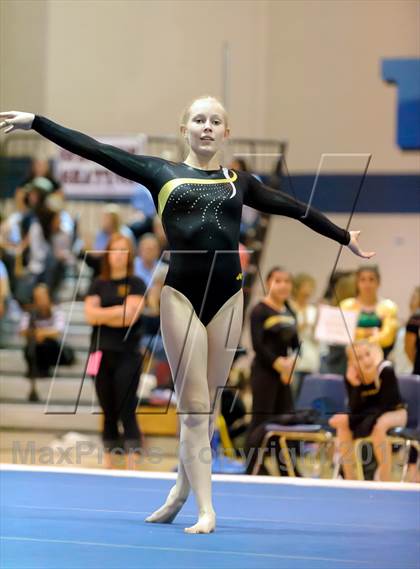 Thumbnail 1 in CHSAA 5A State Gymnastics Championships photogallery.