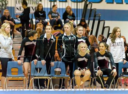Thumbnail 2 in CHSAA 5A State Gymnastics Championships photogallery.