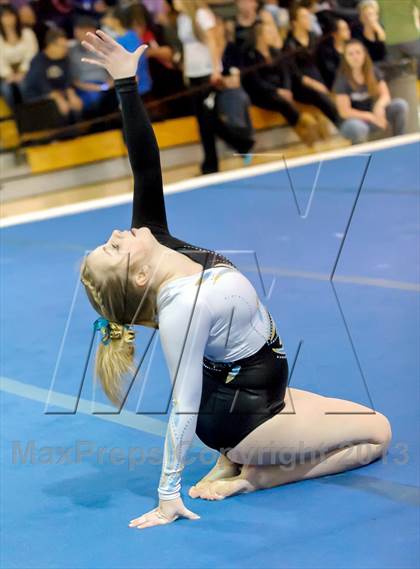 Thumbnail 1 in CHSAA 5A State Gymnastics Championships photogallery.