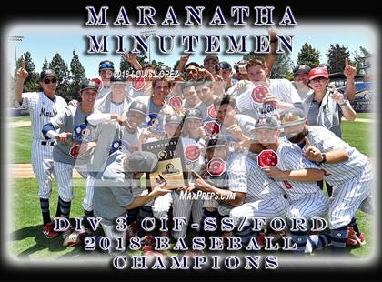 Thumbnail 1 in Maranatha vs. La Salle (CIF SS D3 Final) photogallery.