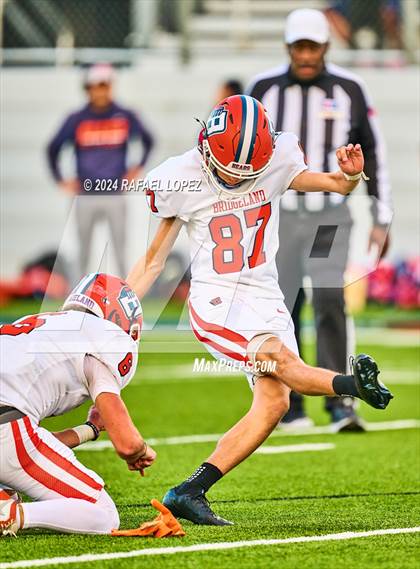 Thumbnail 2 in Bridgeland vs. Waxahachie (UIL 6A D1 Football Regional) photogallery.