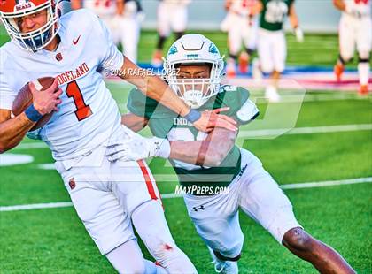 Thumbnail 3 in Bridgeland vs. Waxahachie (UIL 6A D1 Football Regional) photogallery.