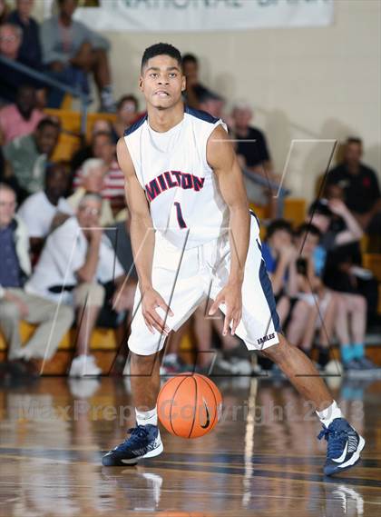 Thumbnail 2 in Milton vs. Montverde Academy (City of Palms Classic) photogallery.