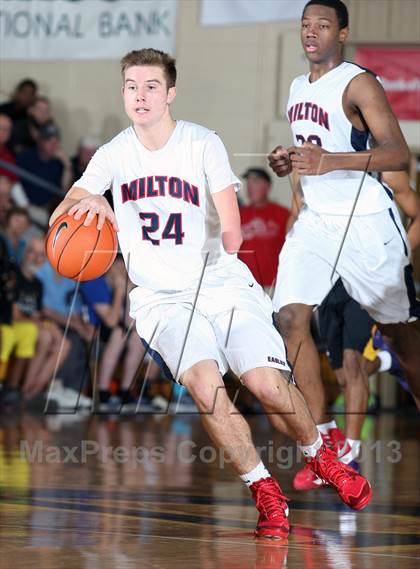 Thumbnail 1 in Milton vs. Montverde Academy (City of Palms Classic) photogallery.