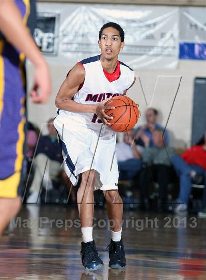 Thumbnail 3 in Milton vs. Montverde Academy (City of Palms Classic) photogallery.