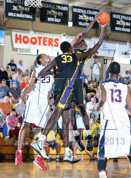 Thumbnail 3 in Milton vs. Montverde Academy (City of Palms Classic) photogallery.