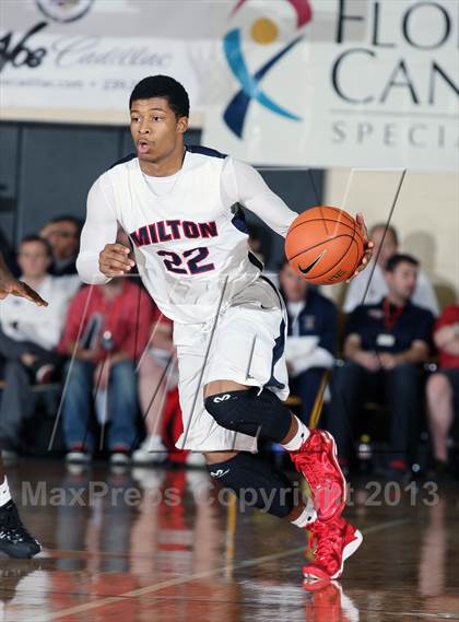 Thumbnail 3 in Milton vs. Montverde Academy (City of Palms Classic) photogallery.