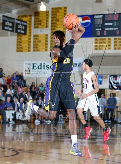 Thumbnail 1 in Milton vs. Montverde Academy (City of Palms Classic) photogallery.