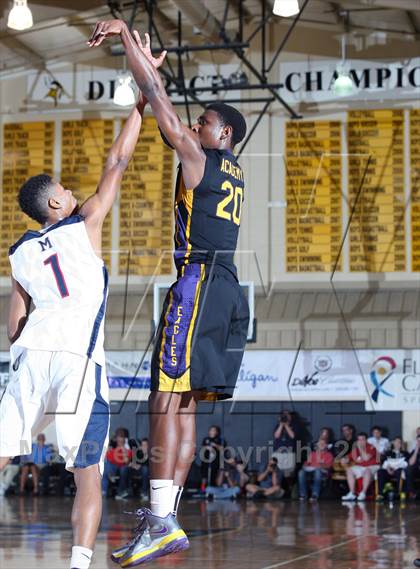 Thumbnail 2 in Milton vs. Montverde Academy (City of Palms Classic) photogallery.