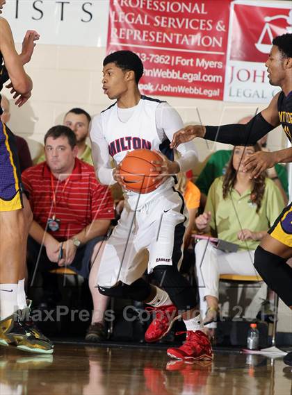 Thumbnail 1 in Milton vs. Montverde Academy (City of Palms Classic) photogallery.