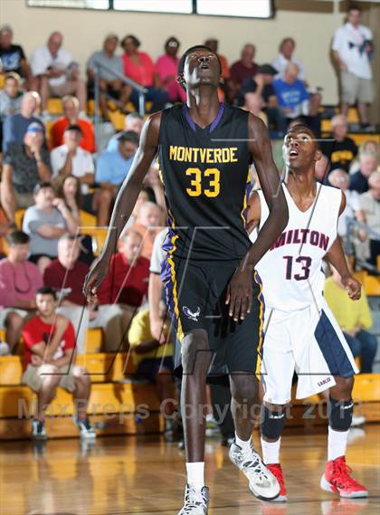 Thumbnail 2 in Milton vs. Montverde Academy (City of Palms Classic) photogallery.