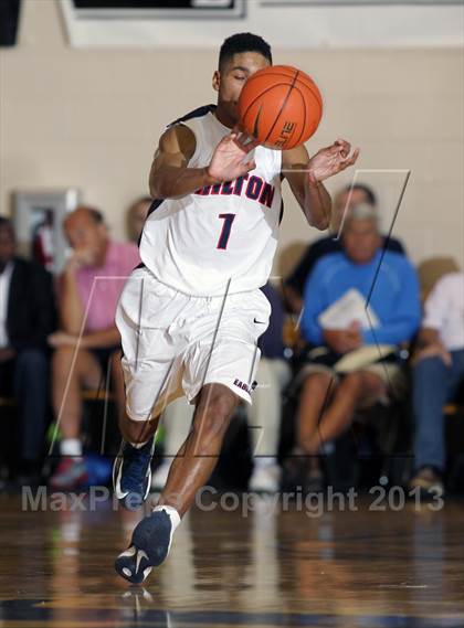 Thumbnail 2 in Milton vs. Montverde Academy (City of Palms Classic) photogallery.
