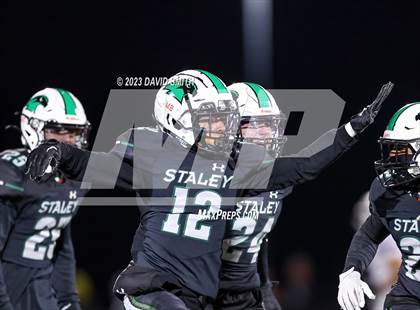 Thumbnail 2 in Park Hill South @ Staley (MSHSAA Class 6 District 8 Playoff) photogallery.