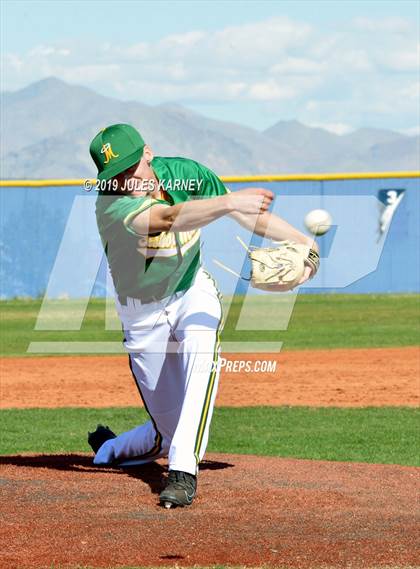 Thumbnail 3 in Bishop Manogue vs Green Valley (Diamondback Kickoff Tournament) photogallery.