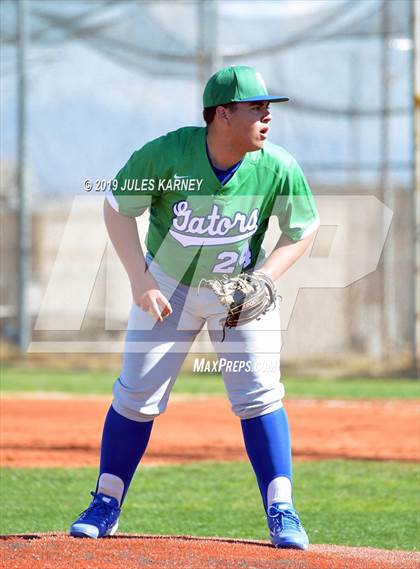 Thumbnail 3 in Bishop Manogue vs Green Valley (Diamondback Kickoff Tournament) photogallery.