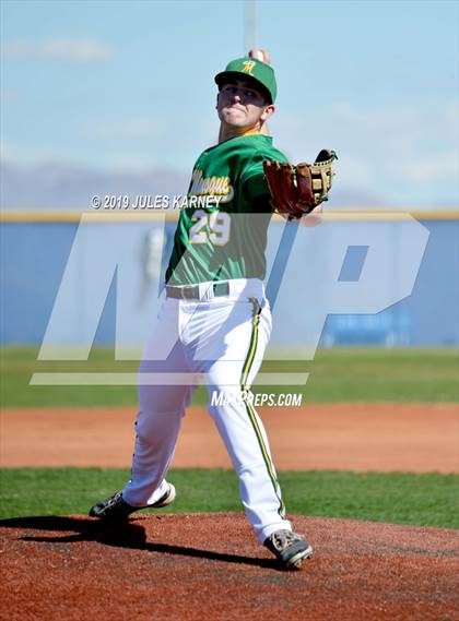 Thumbnail 1 in Bishop Manogue vs Green Valley (Diamondback Kickoff Tournament) photogallery.