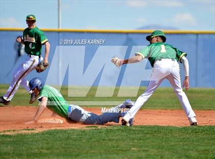 Thumbnail 1 in Bishop Manogue vs Green Valley (Diamondback Kickoff Tournament) photogallery.